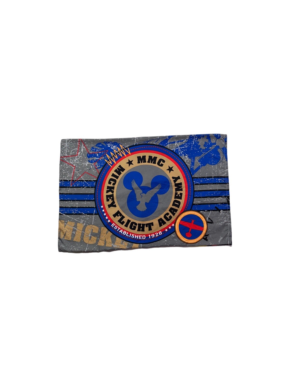 Captain Mickey Mouse Donald Duck Pillow Case Pilot Flight Academy