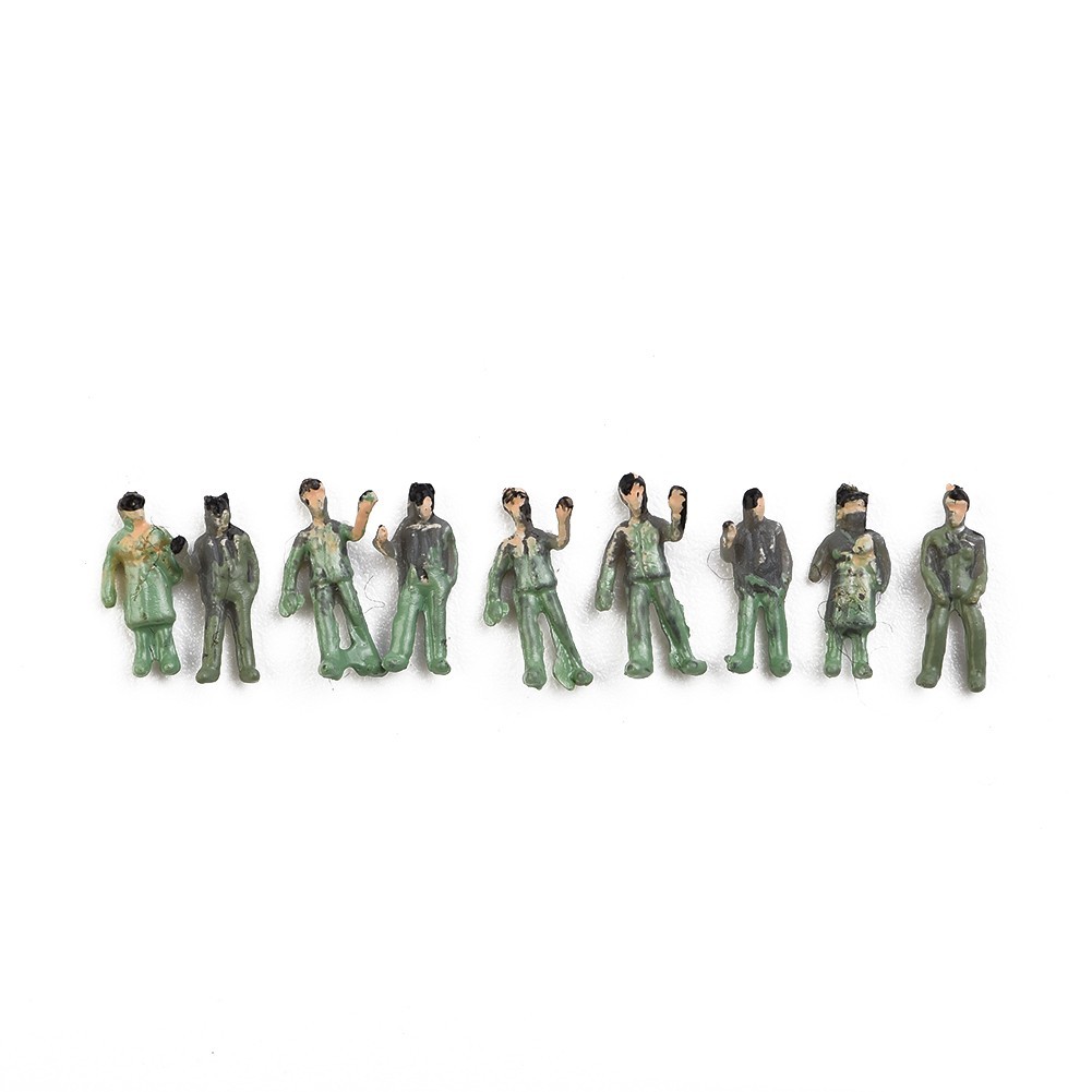 Painted Figures Miniature Passerby 1:200 Scale Color Model People Standing
