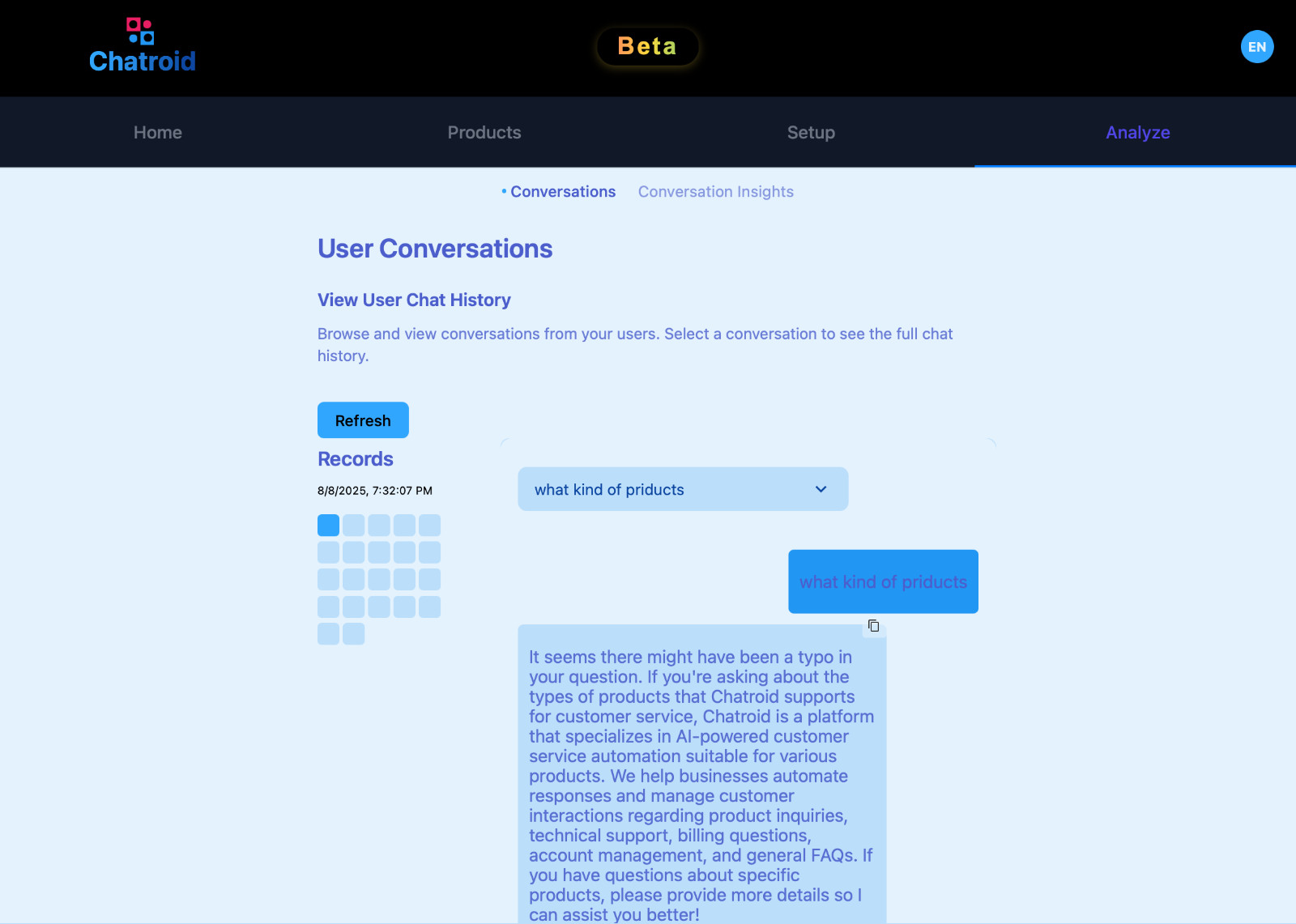 Chatroid.com Domain + Fully functional website (beta)
