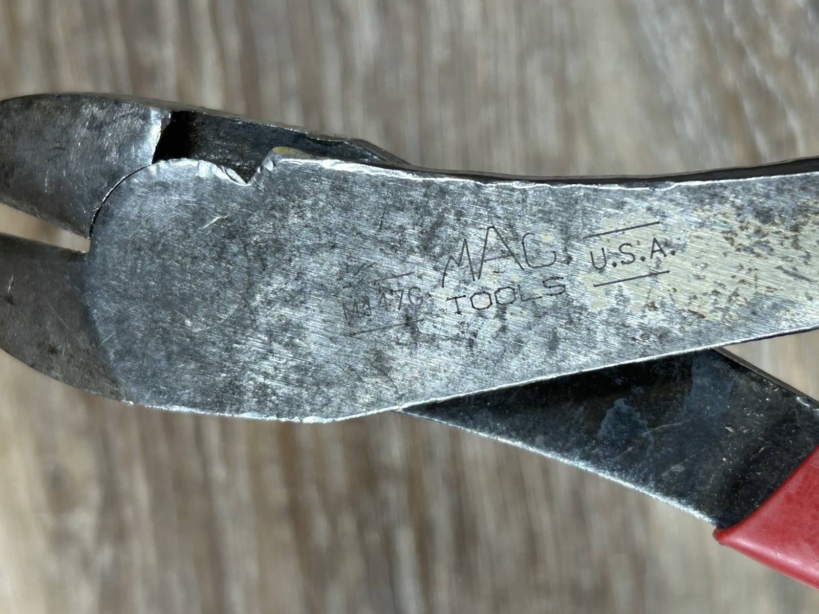 MAC Tools M447G Diagonal Cutting Pliers Vintage USA Made