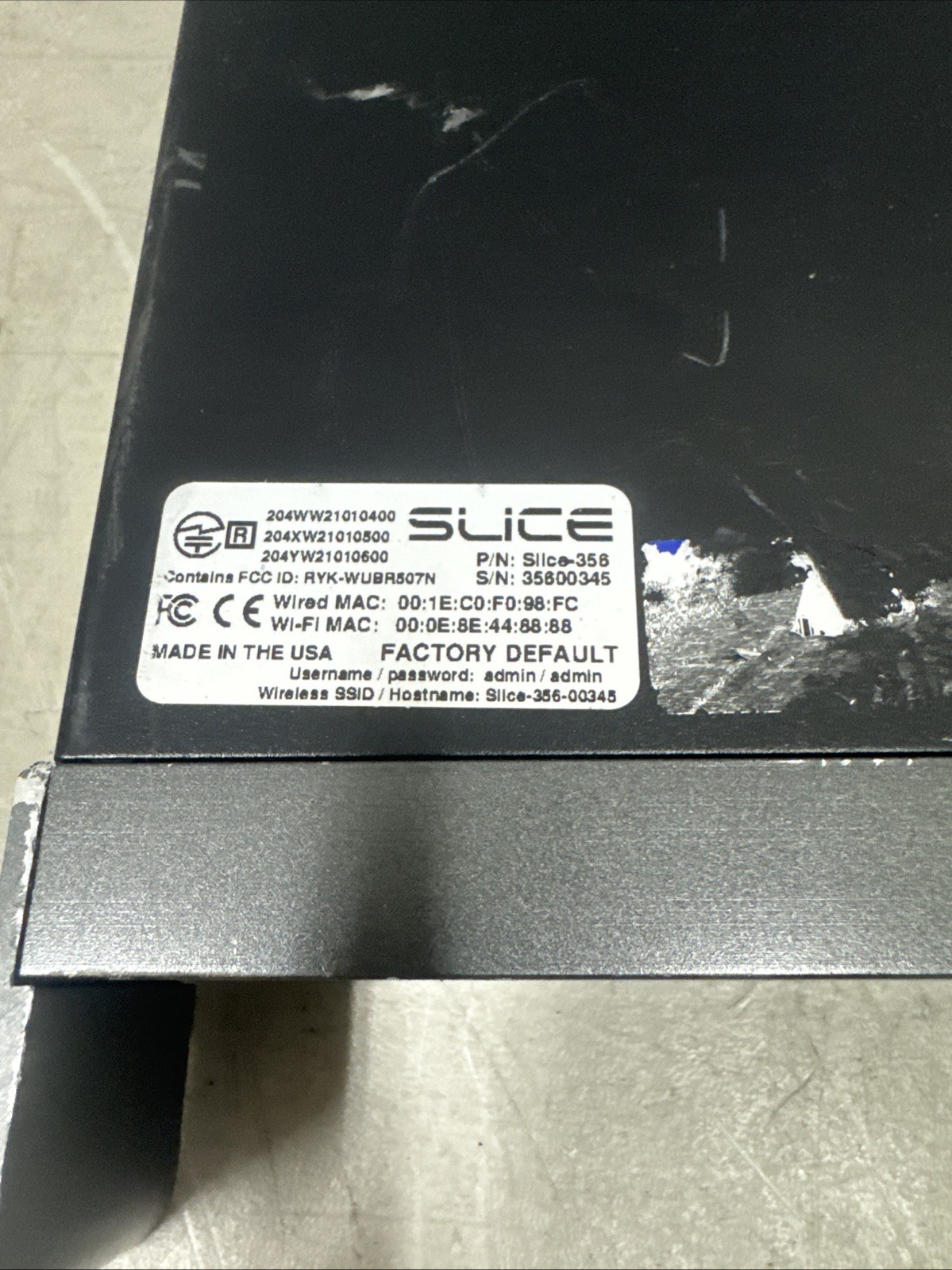 Teradek Slice-356 Rackmount HD-SDI H.264 Decoder