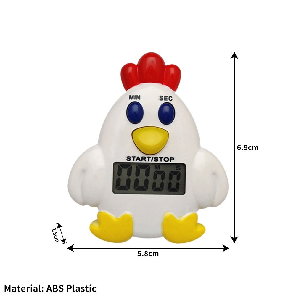 Kitchen Electronic Chicken Timer LCD Digital Display Birthday Present Tools JQ