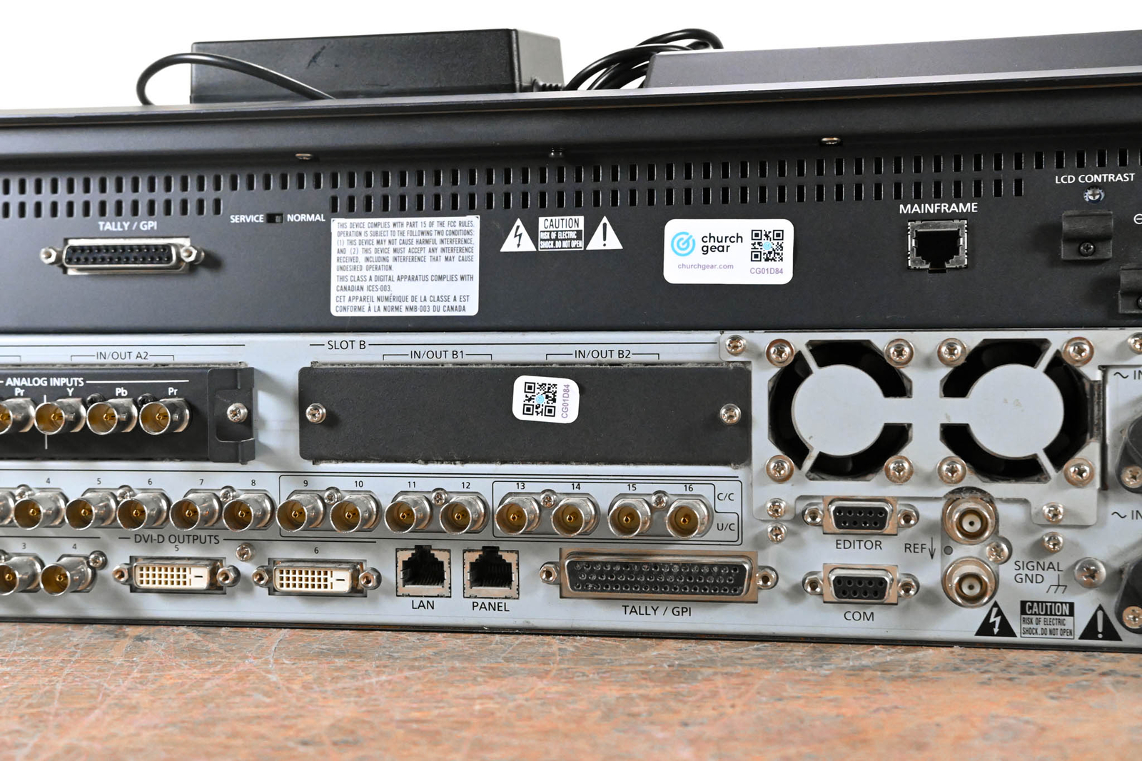 Panasonic AV-HS450 Multi-Format HD/SD 1 M/E Live Switcher CG01D84