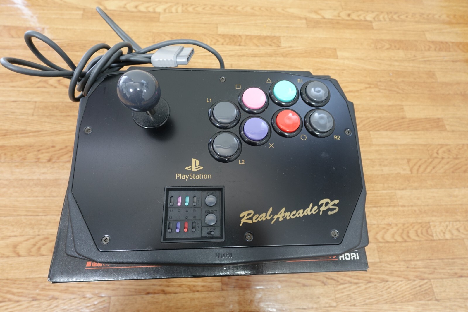 PS1 hori real arcade ps joy stick controller ps2 Japan playstation fighting pad