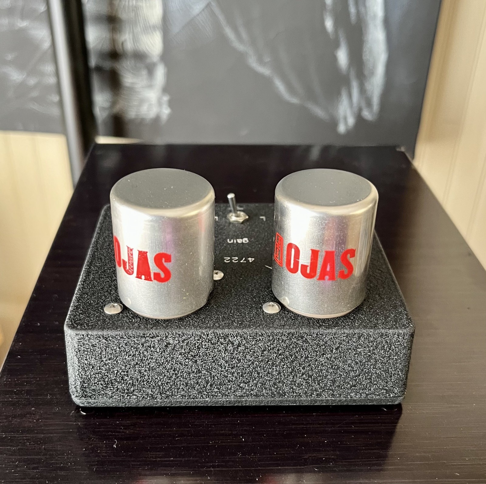 OJAS X Cinemag Step-up transformers for MC Cartridge mounted on a NClayton Base