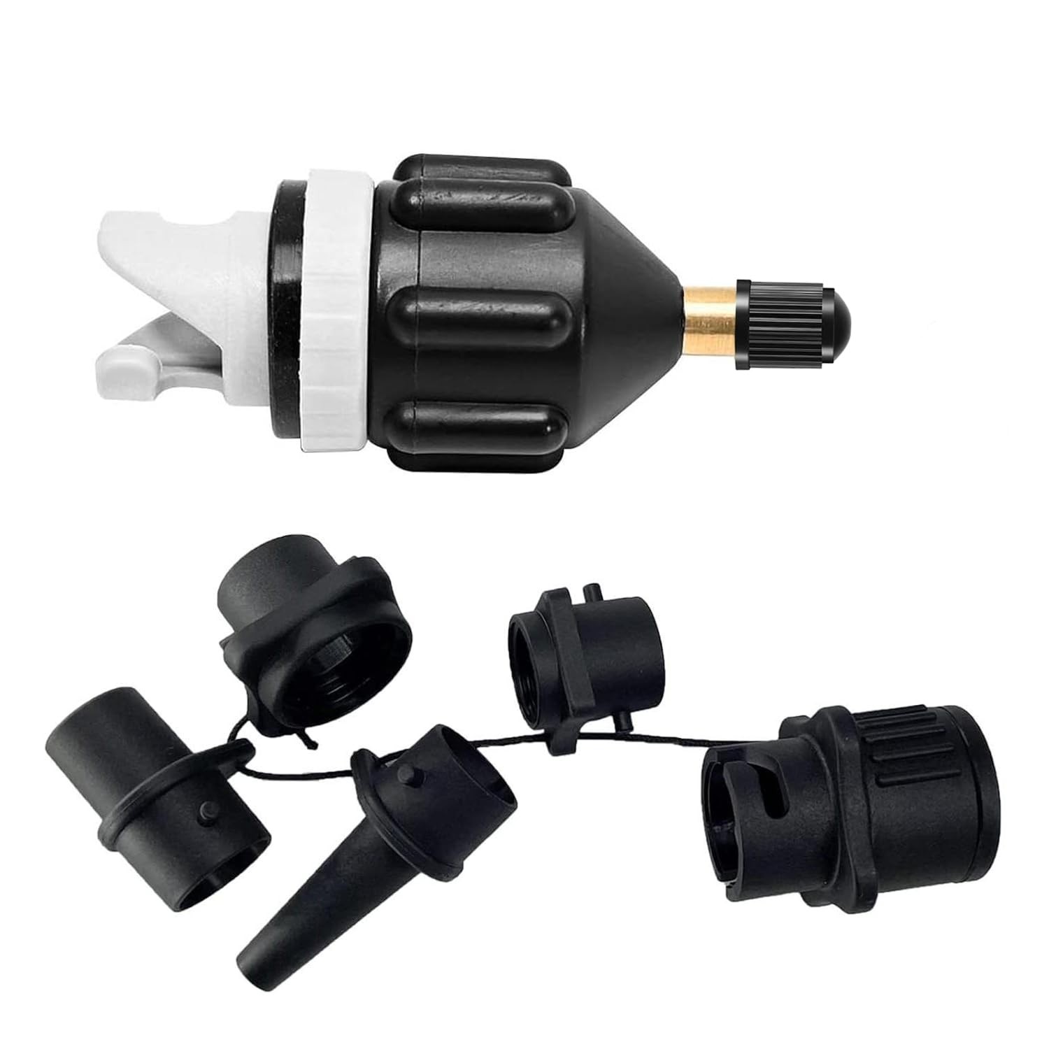 Inflatable Boat SUP Pump Adapter Kit, Premium Conventional Pump Air Valve Ada