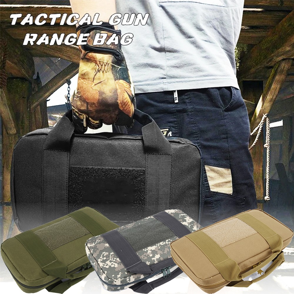 Tactical Magazine Carry Pouch Handgun Pistol Case Bag Shooting Hunting Range Gun