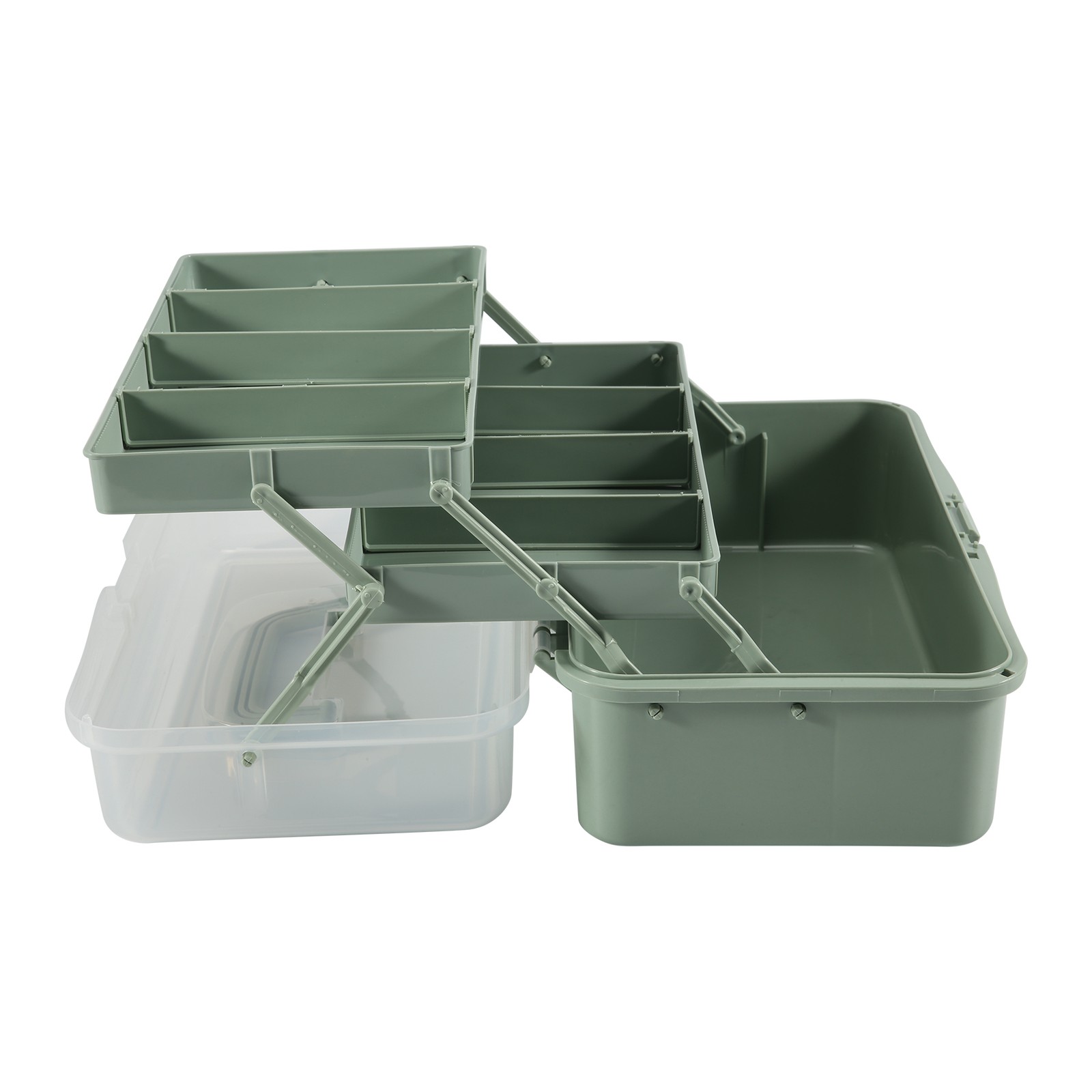 3-Layer Plastic Dividing Storage Box Craft Organizer and Storage with3970