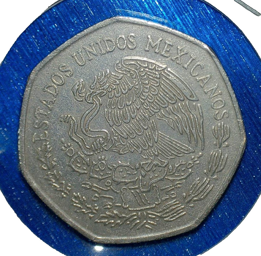 WORLD COIN SALE--1979 Mo MEXICO COPPER/NICKEL DIEZ 10 PESO COIN KM#477.2