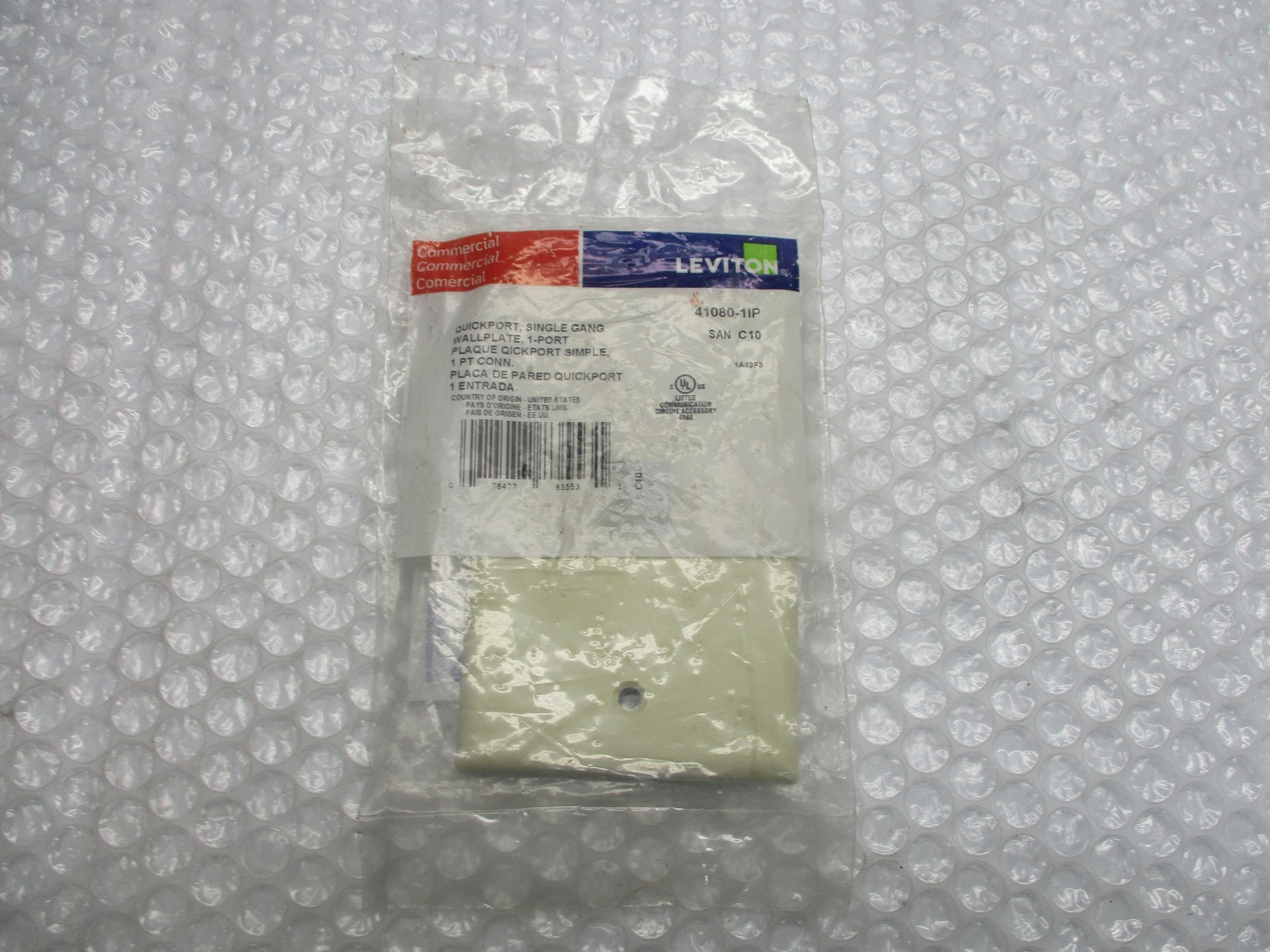 LEVITON 41080-1IP WALLPLATE NSMP