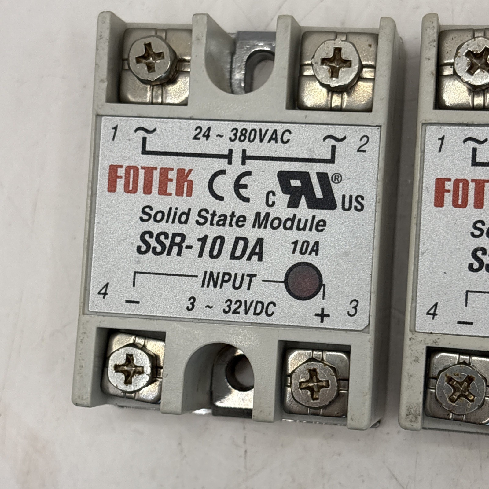 Lot Of 6 Fotek SSR-10DA Solid State Modules