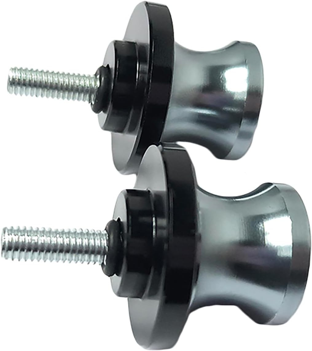 2pcs M6 X1.5 Motorcycle Swing Arm Spools Sliders CNC 6mm Swingarm Stand Screw Re