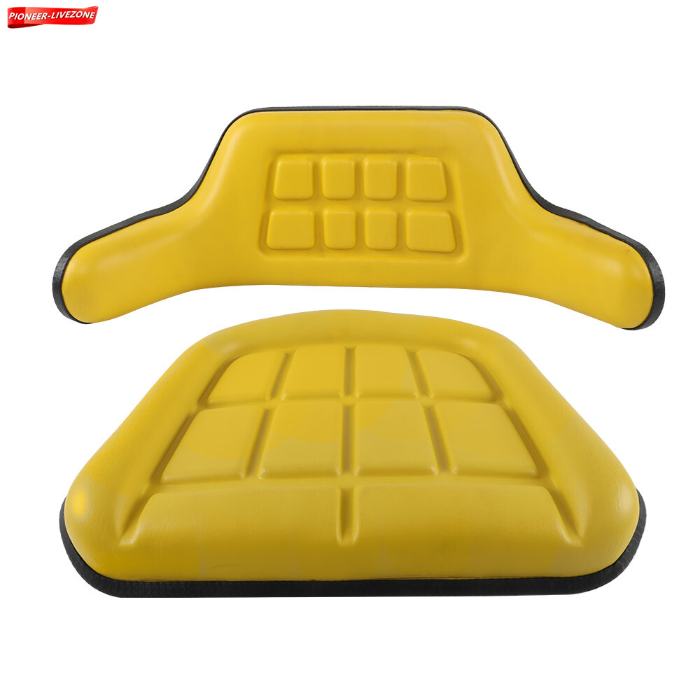 2 Piece Yellow Seat Cushion Set For John Deere 310 310A 310B 401 401B 401C 401D