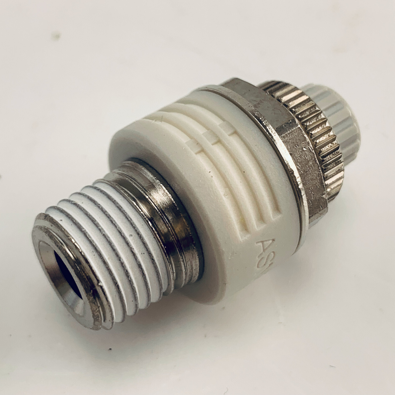 SMC ASN2-02-S 1.5MPa Flow control with Silencer, Threaded, R 1/4 Male