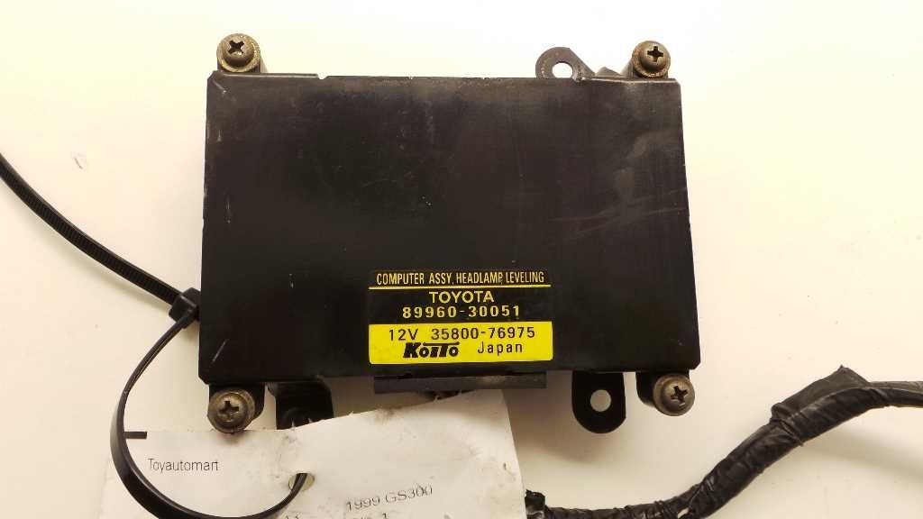 98-05 LEXUS GS300 HEADLAMP LEVELING CONTROL MODULE ECM ASSEMBLY