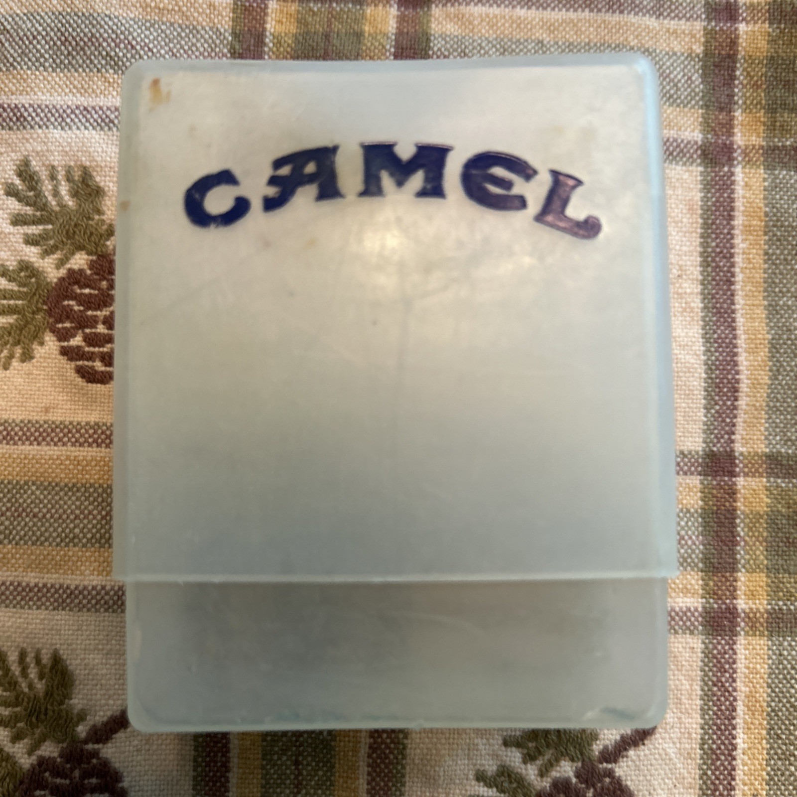 VTG Camel Tobacco Cigarette Pack Holder Plastic - TUPPER  Co 2 Piece USA