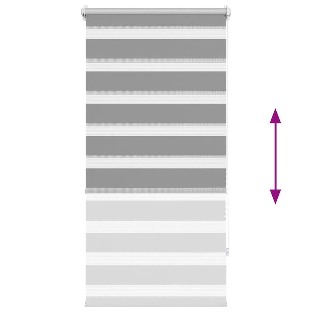 Zebra blind 31.9x59.1" Fabric Width 30.2 " grey