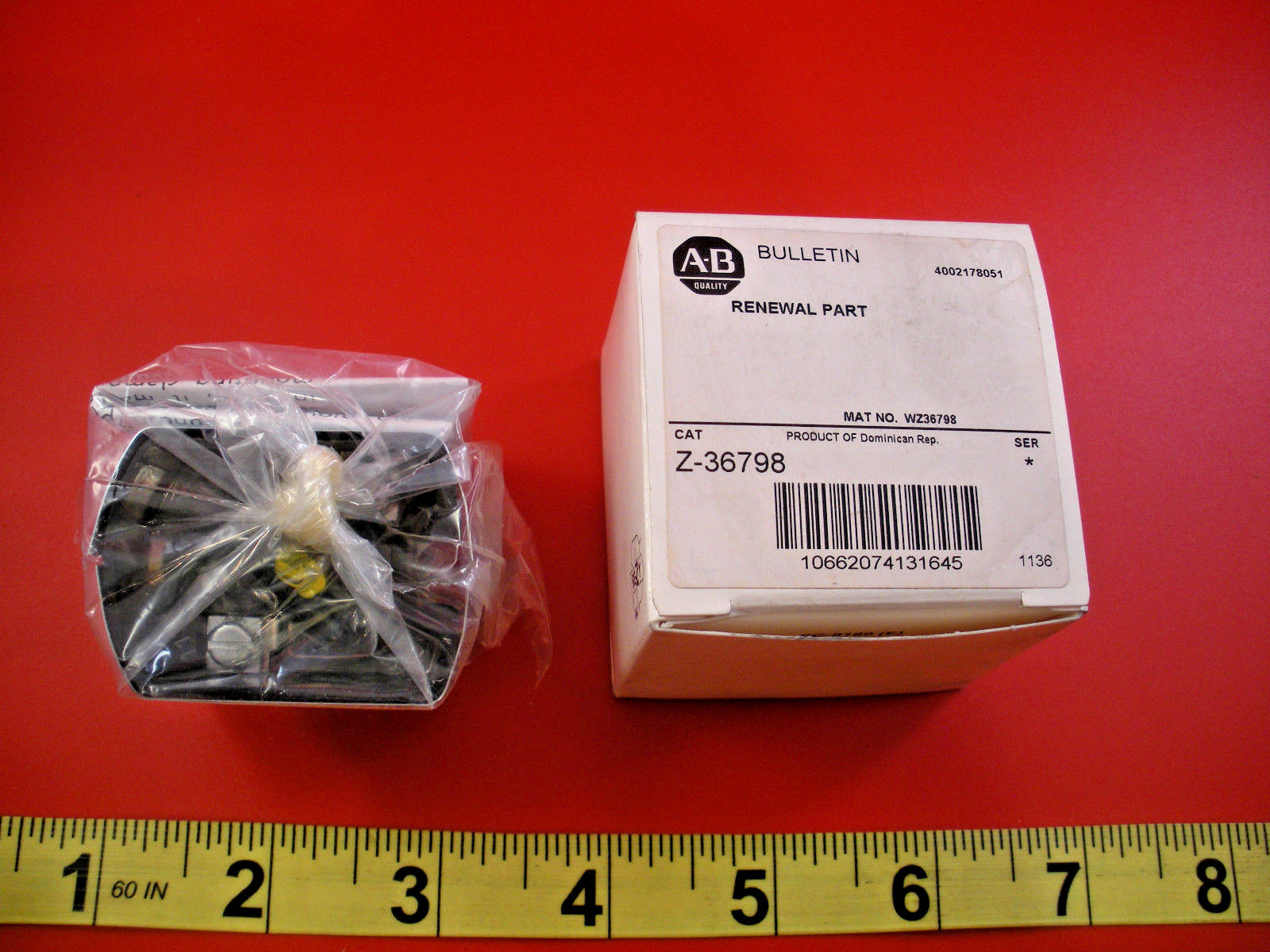 Allen Bradley Z-36798 Switch Repair 802R Contact Kit Renewal Part Z36798 Nib New