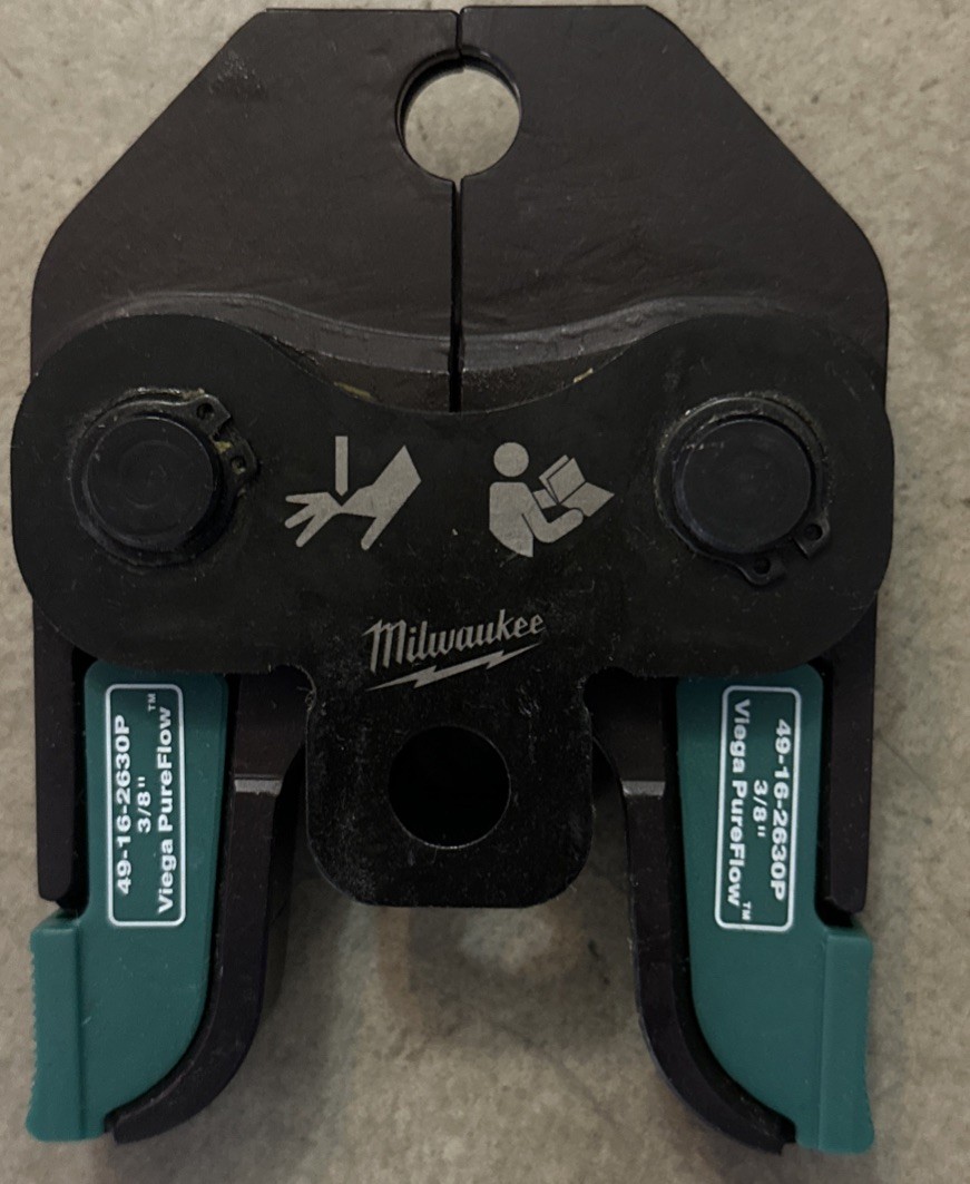 Milwaukee 49-16-2630P M18 3/8" Viega PureFlow Jaw Short Throw Press Tool