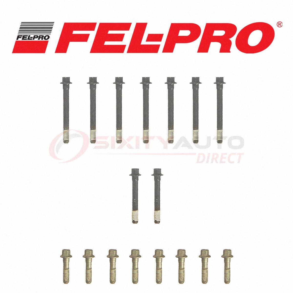 Fel-Pro Cylinder Head Bolt Set for 1977-1978 GMC K35 5.7L 6.6L V8 - Engine gt