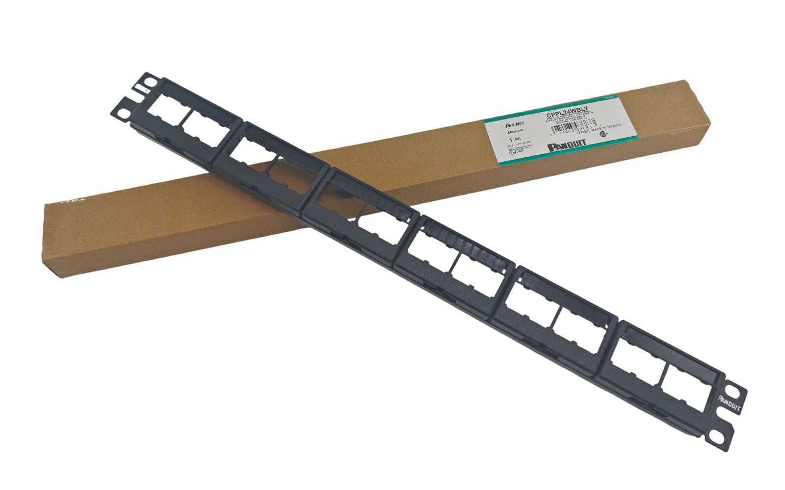 New For Panduit CPPL24WBLY 24Port Mini-Com Modular Patch Panel