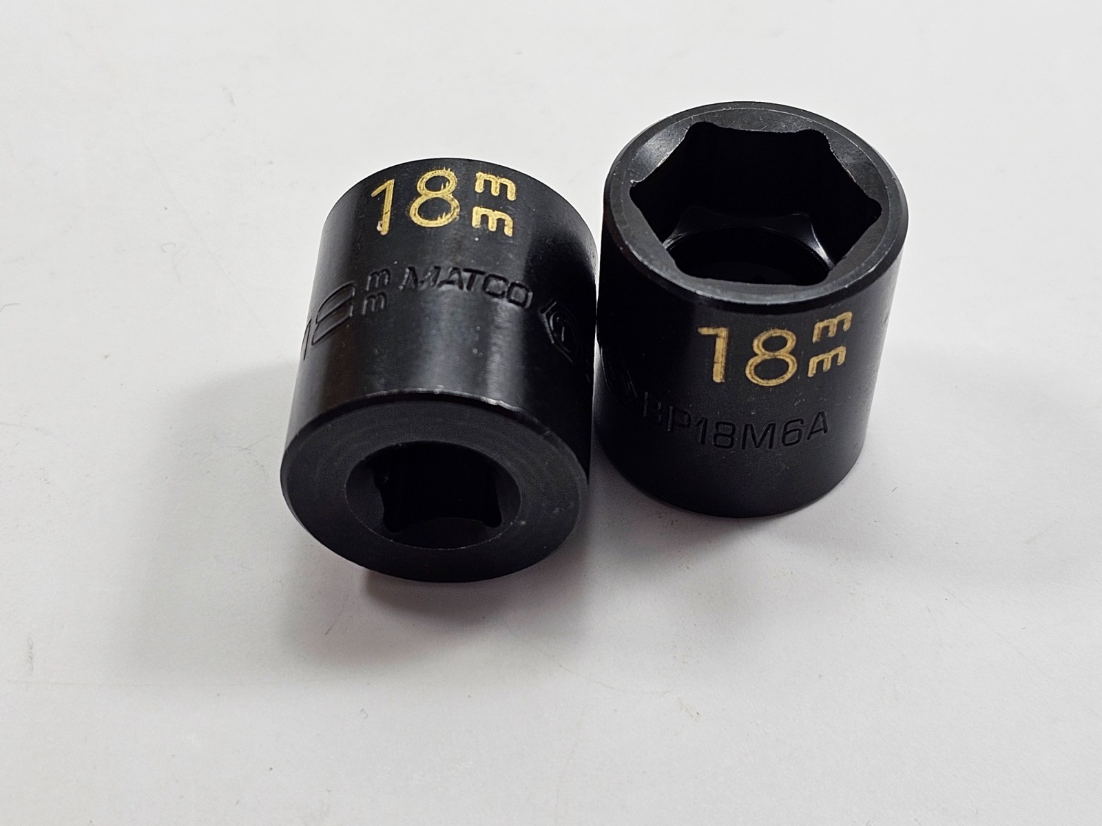 Matco  3/8" DRIVE 18MM METRIC 6 POINT IMPACT SOCKET BLACK 1Pc