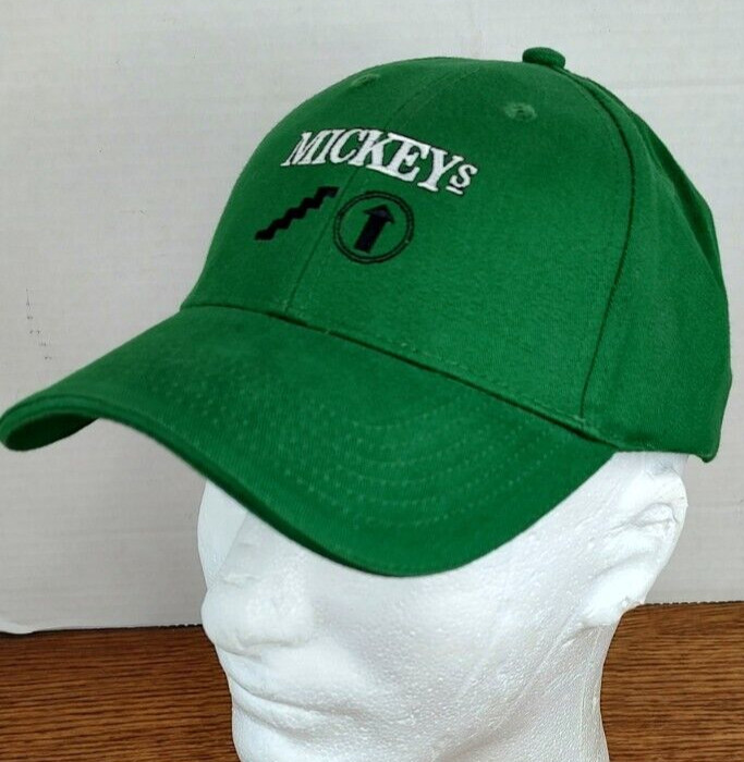 Mickeys Malt Liquor Beer Step Up Adjustable Embroidered Hat Acme Brand New