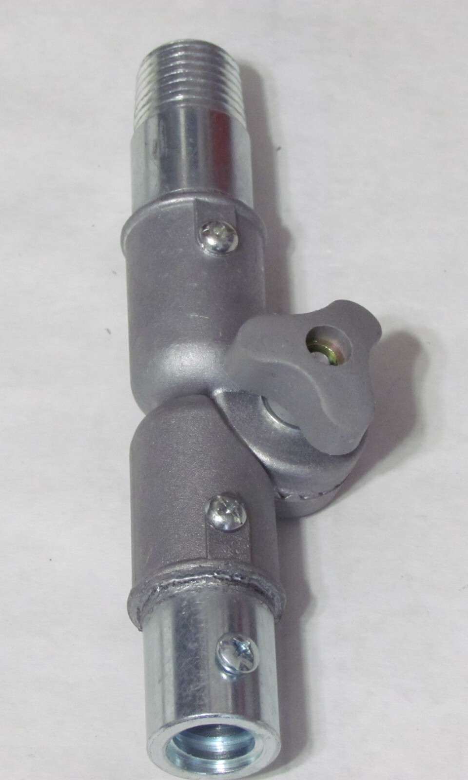 Metal Extension Pole Adapter - Acme Internal Threads to Euro Male Threads. 1r