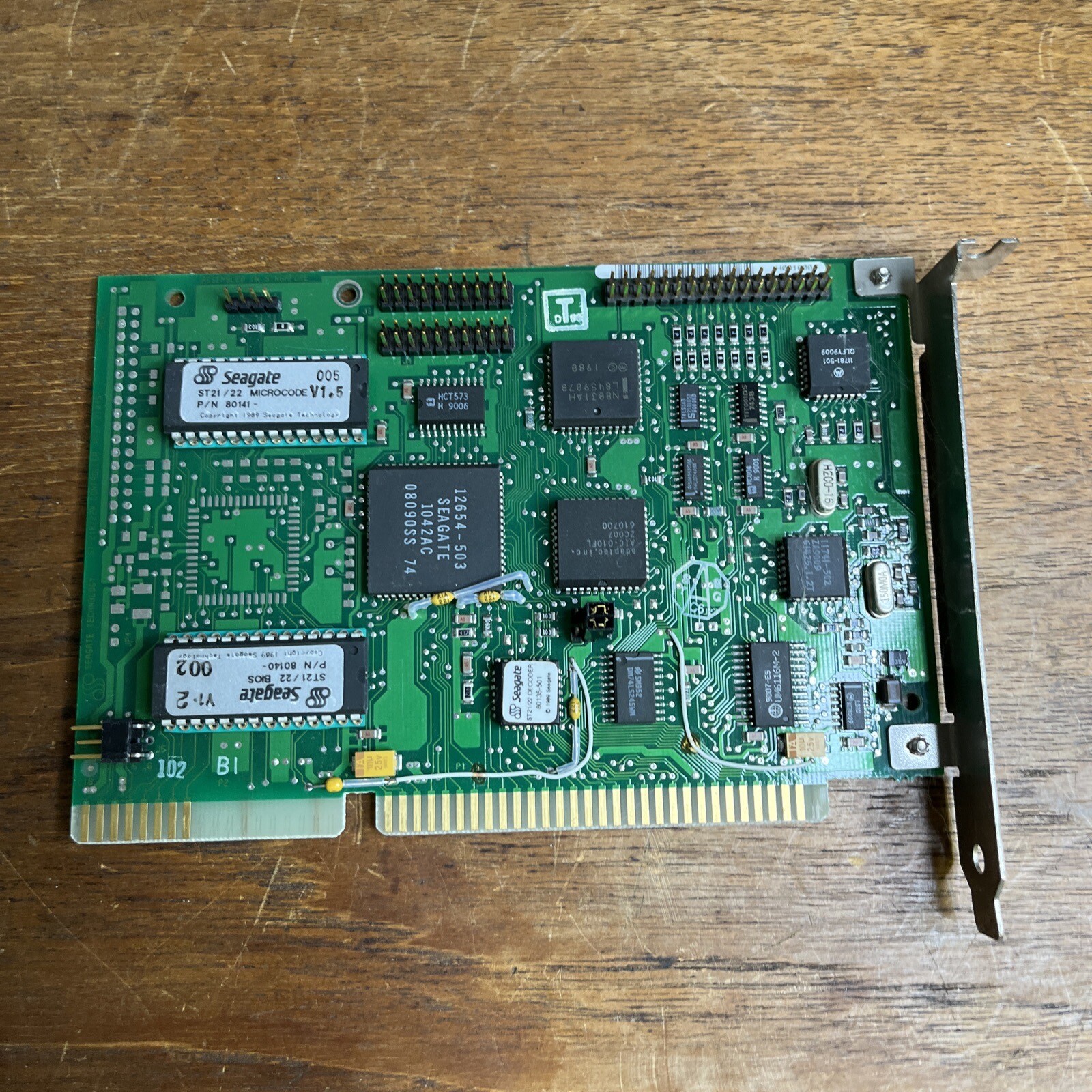 ST-21R/22R SEAGATE 16BIT ISA RLL CONTROLLER WITH FLOPPY FDC CONTROLLER