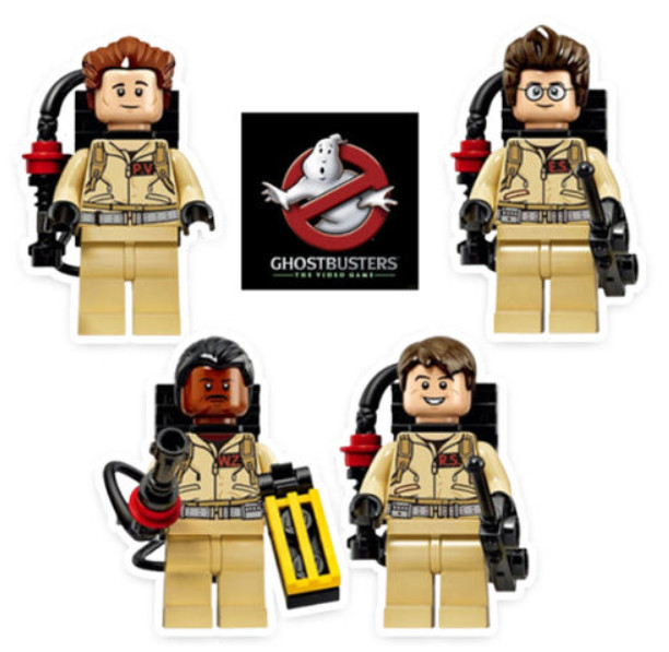Ghostbusters  Brick Minifigure 4-piece set