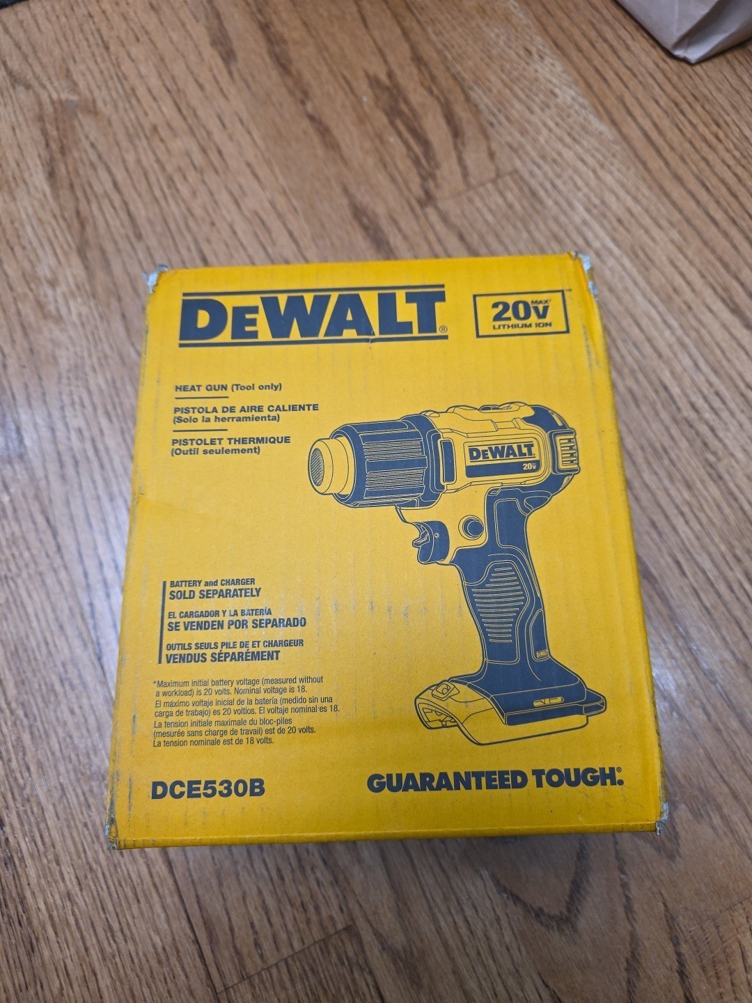 DEWALT DCE530B 20V Max 20-Volt Cordless Heat Gun TOOL ONLY