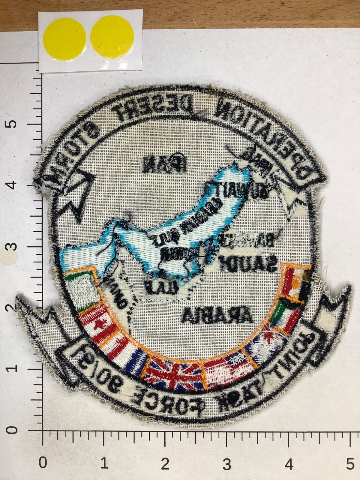 JOINT TASK FORCE 90/91 OPERATION DESERT STORM PATCH