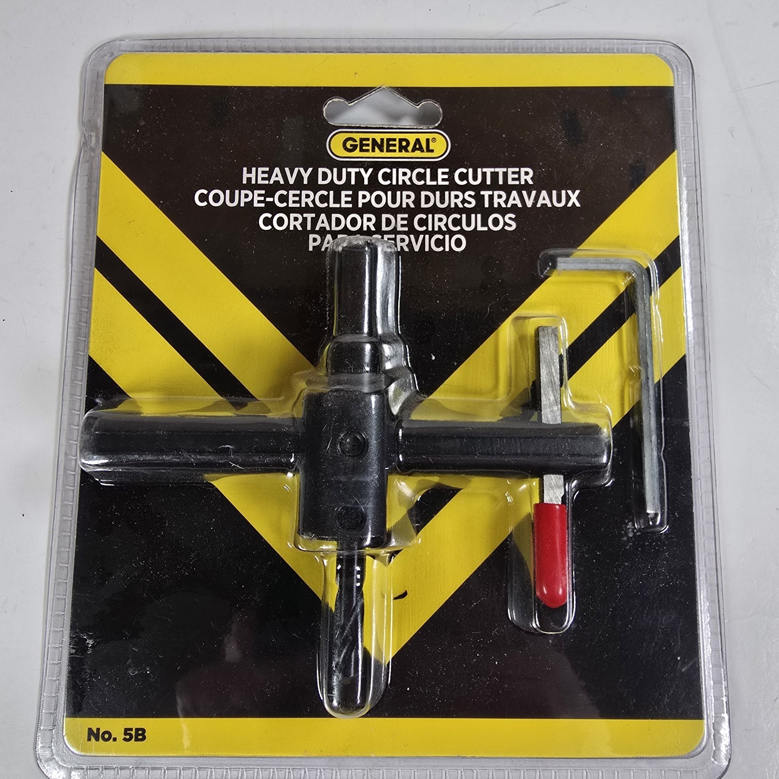 General Tools No. 5B Heavy Duty Circle Cutter Adjustable 1"–6" Drill Press Metal