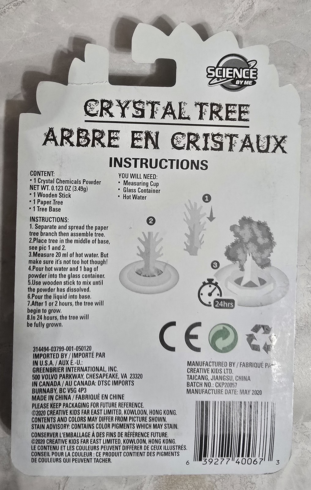 4 Pack Science By Me Crystal Grow Kits – Tree, Llama & Dragon