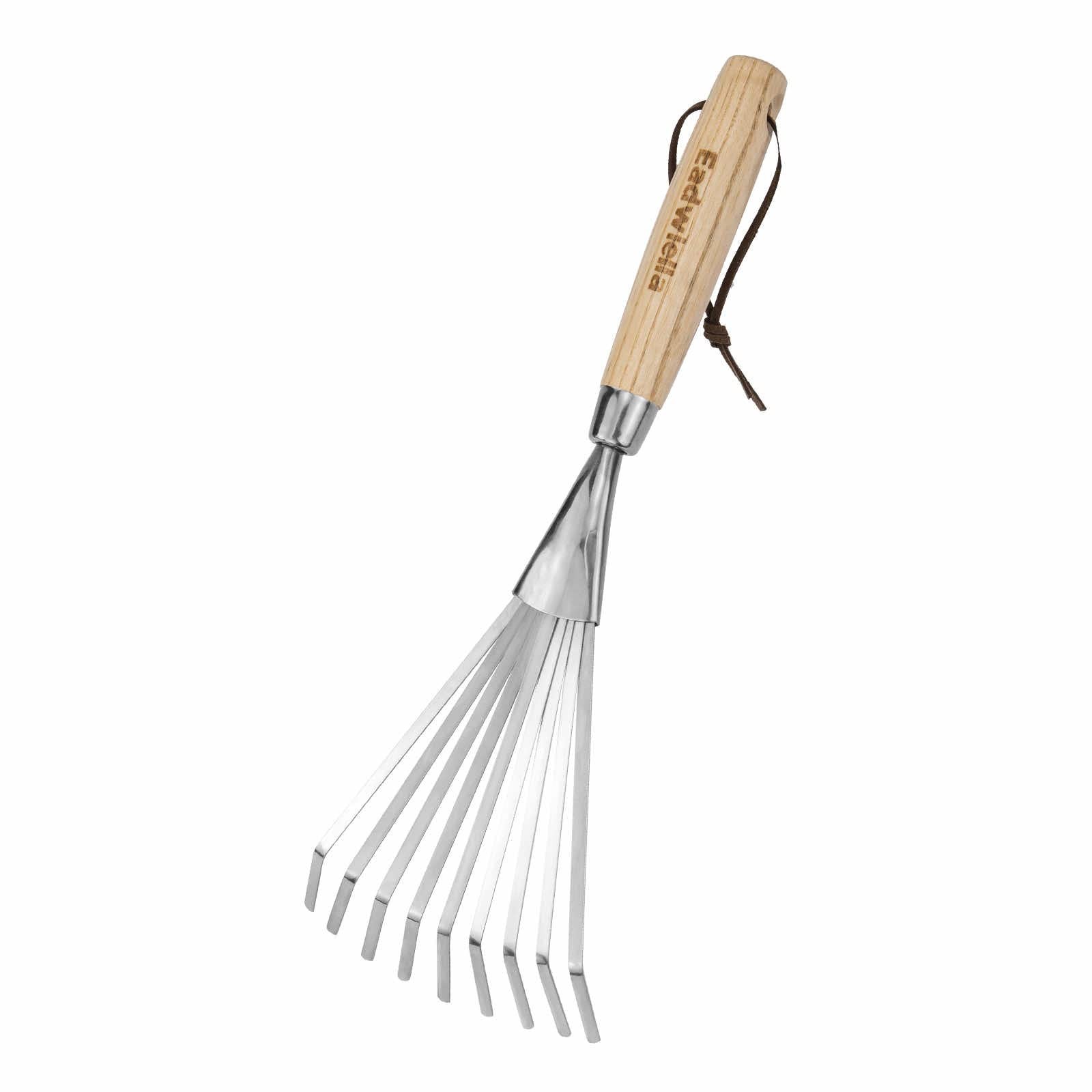 Hand Cultivator with 9-Teeth Rake - 14.4 Inch for Garden Bed Cultivating Soil...