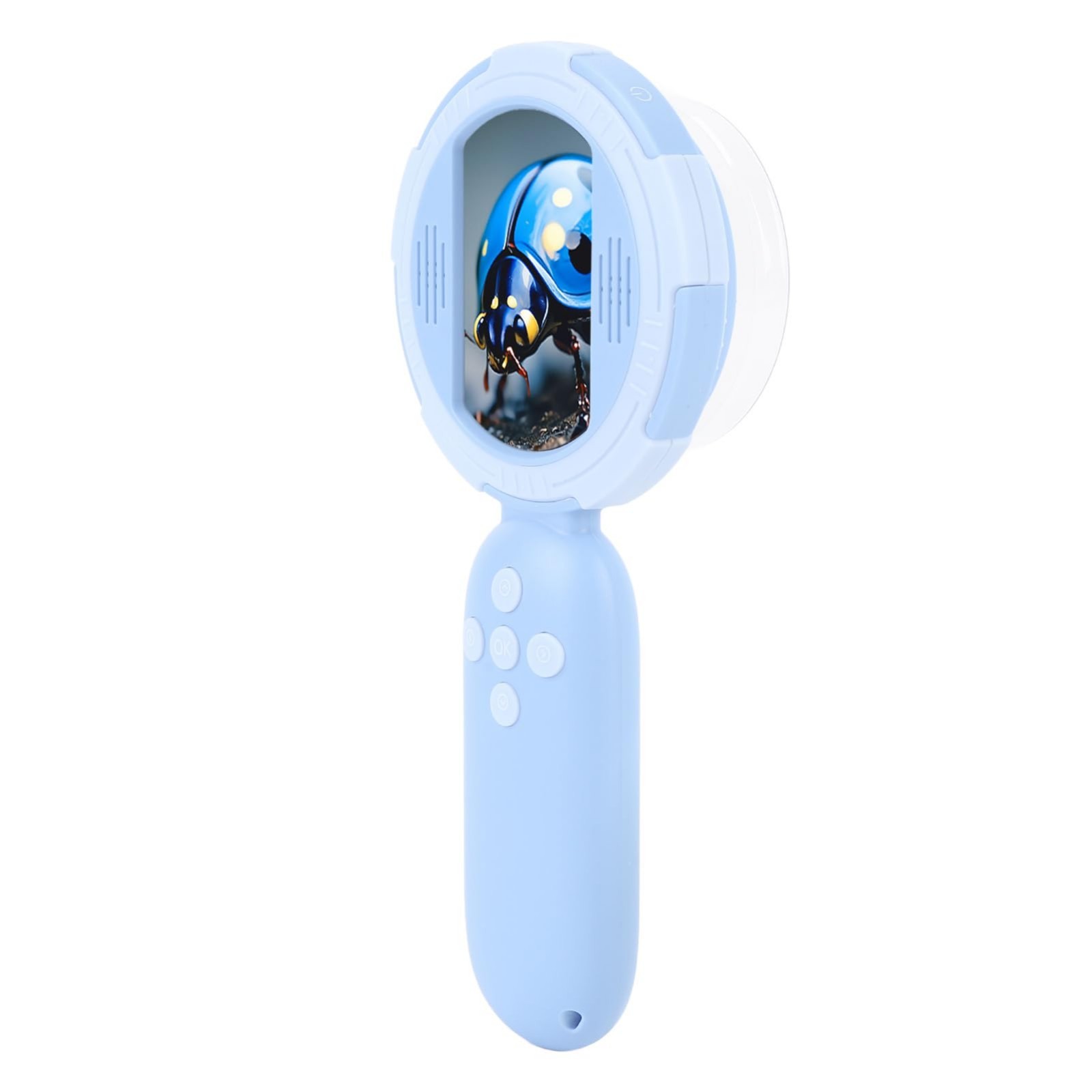 Small Portable Digital Microscope with 2 Inch IPS HD Screen 1MP Pixels 4X...