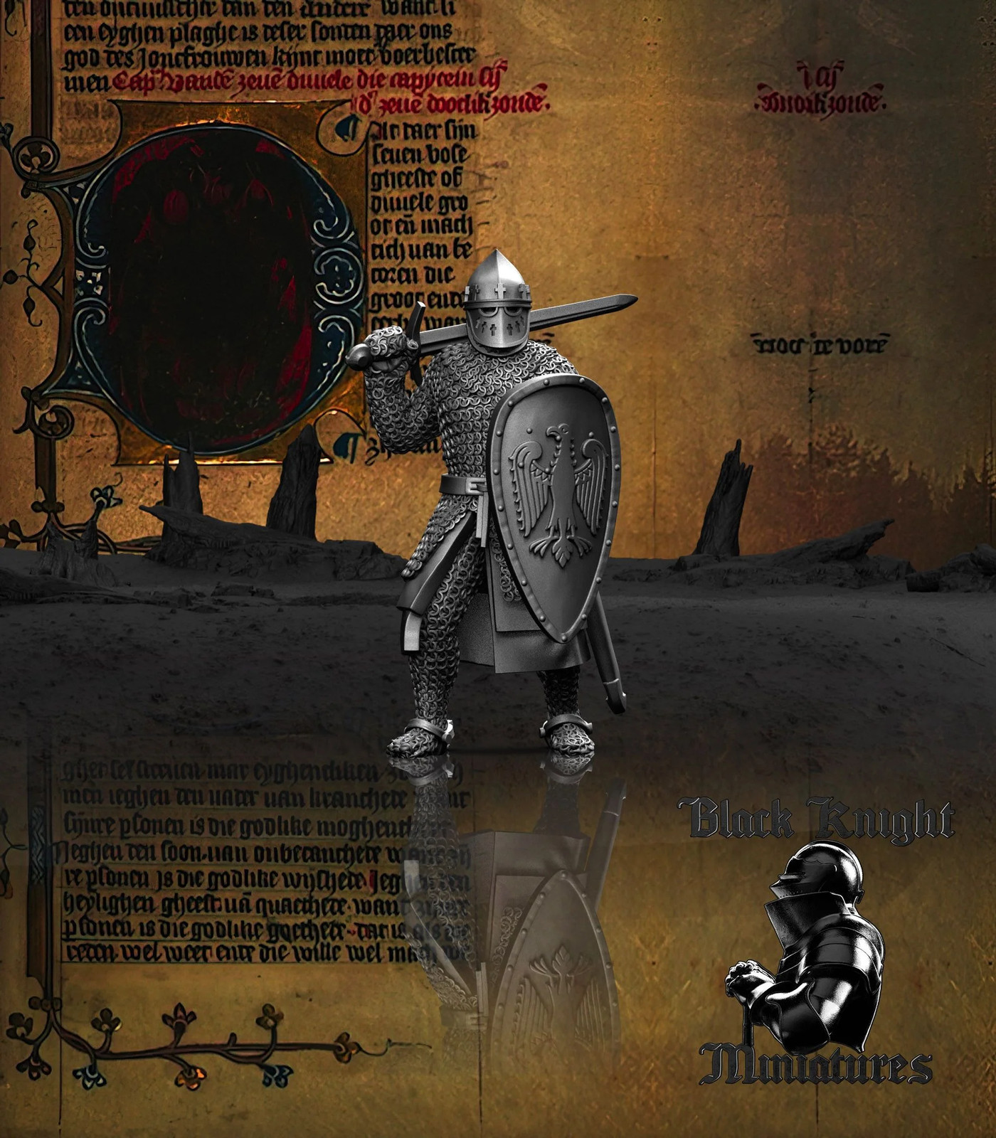 Duke Konrad I of Masovia - 28-32mm Medieval Historical Resin Miniature
