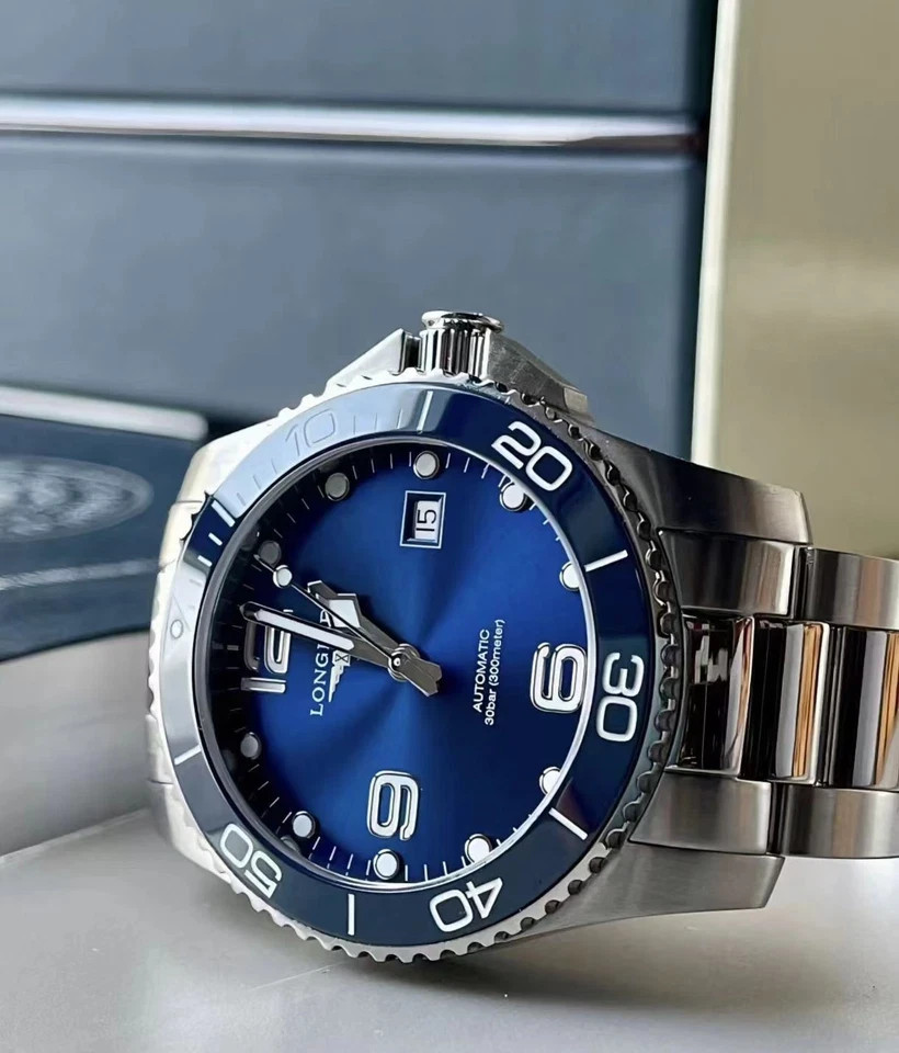 Longines Conquest Diving Automatic Mechanical 41mm Blue Dial Men's Watch