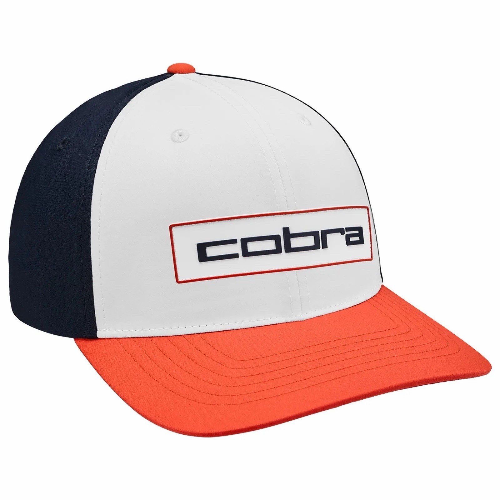 NEW US Open Cobra Golf Tour Tech 2025 Snapback Hat Red/White/Navy