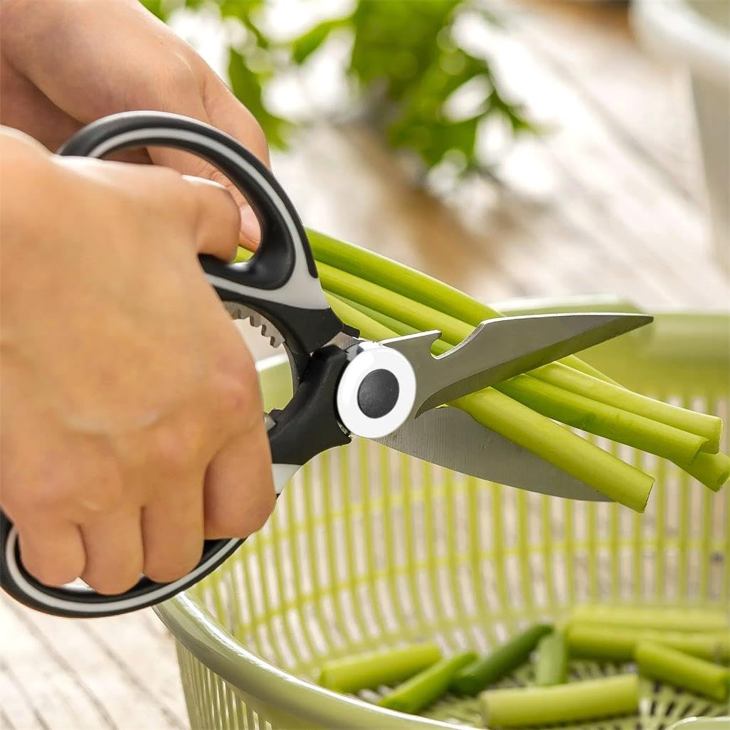 Silver Heavy Duty Stainless Steel Kitchen Shears All Purpose Scissors
