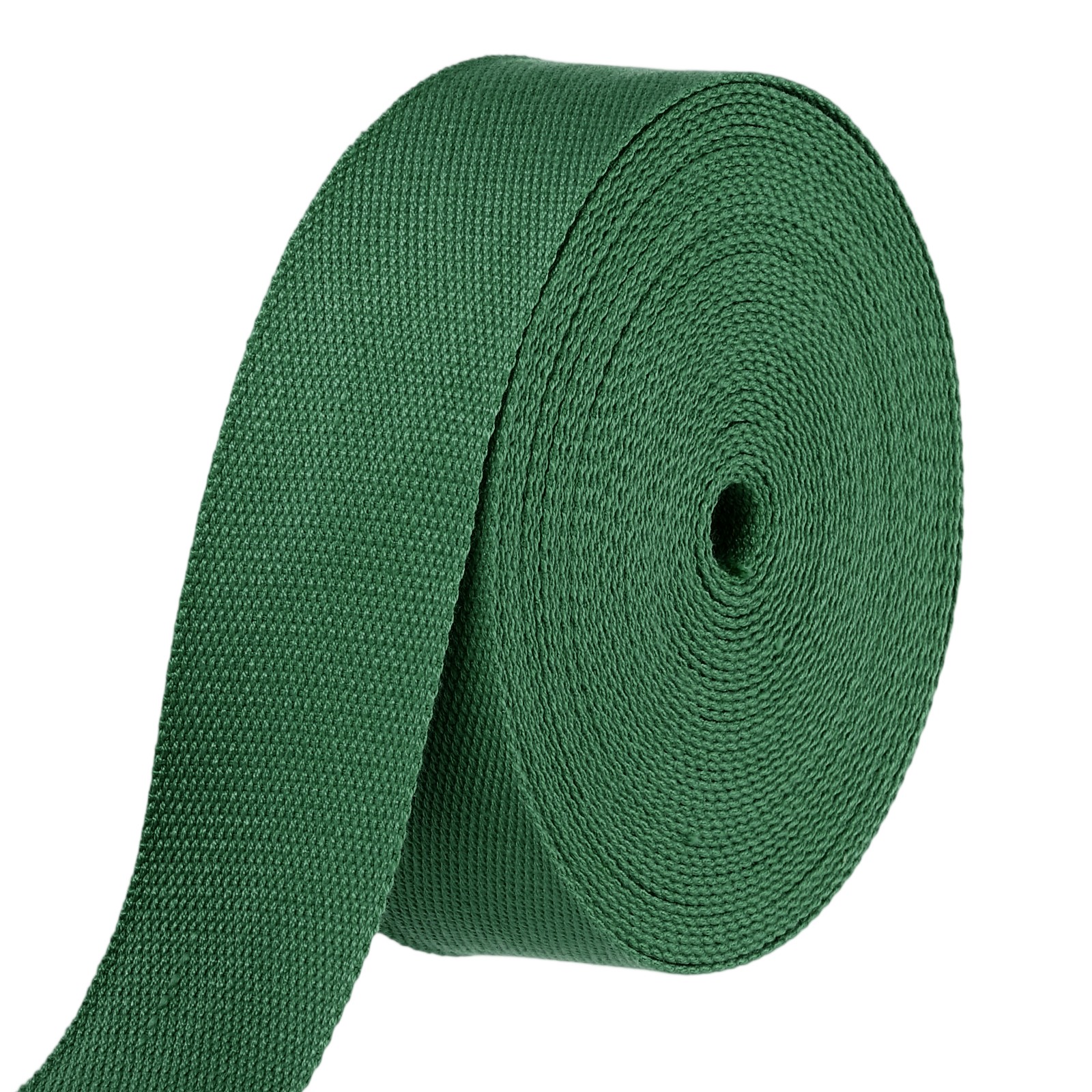 Dark Green Cotton Webbing 2" 11 Yard Polyester Cotton Webbing Strap for DIY