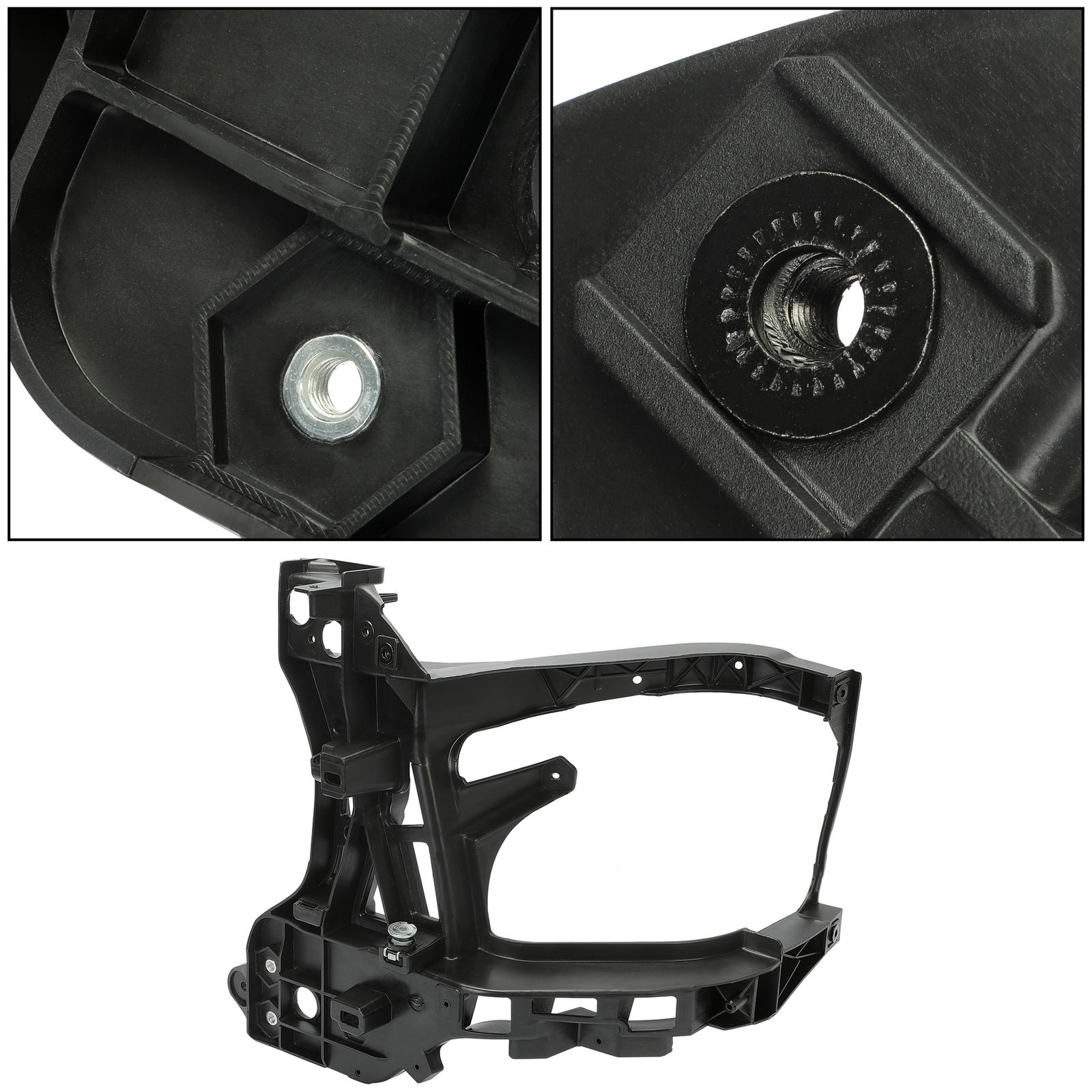 HECASA LH Driver Side Radiator Support Headlight Bracket For Ram 1500 2500 13-18