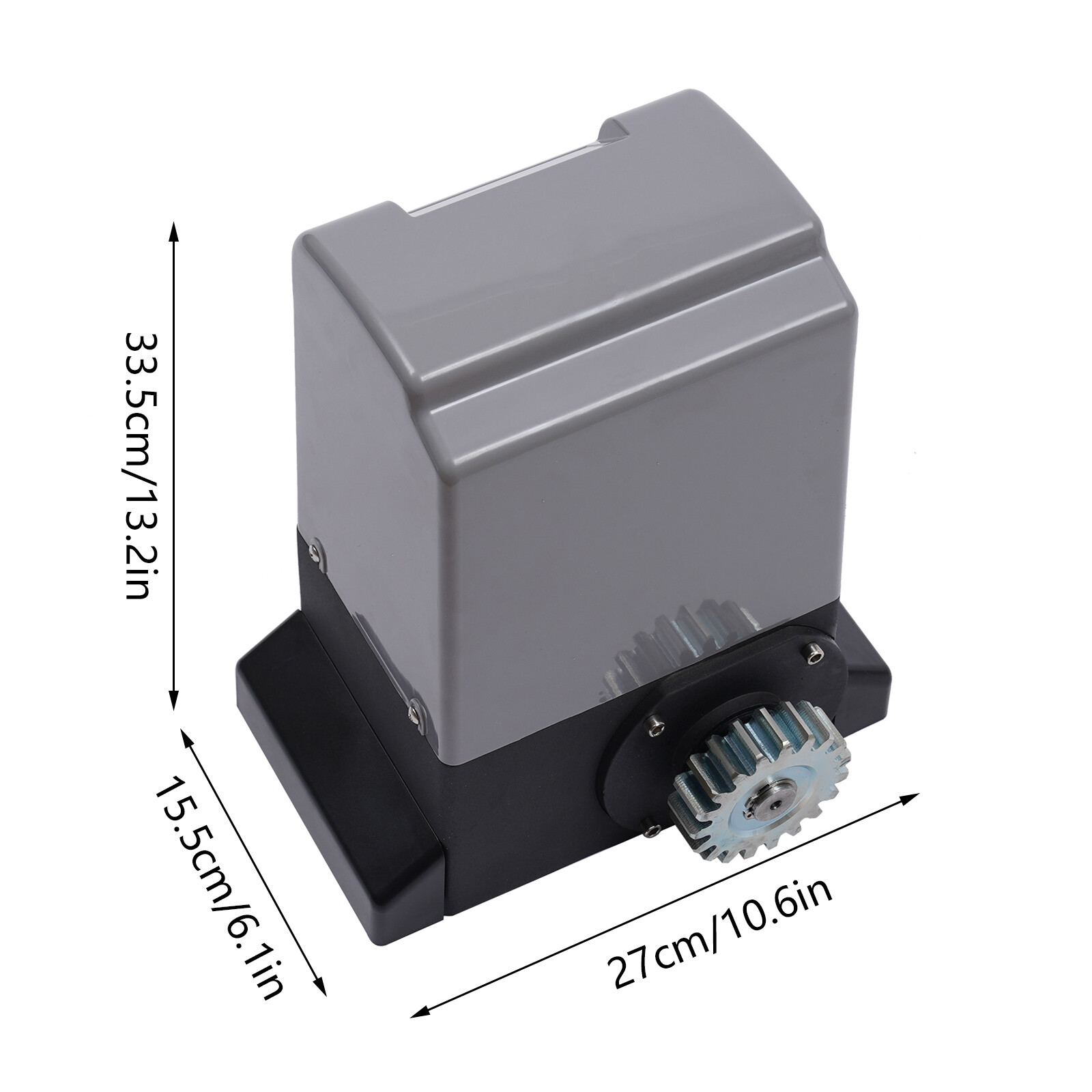 CO-Z 4400lb Automatic Sliding Gate Opener Door Electric Door Operator Motor+Rack