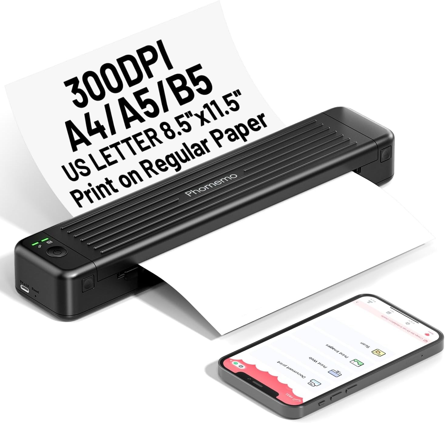 Phomemo A886 Tattoo Stencil Printer Bluetooth Tattoo Supplies 10X Transfer Paper