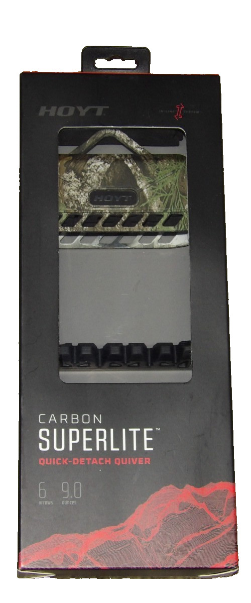 NEW Hoyt Carbon Superlite Quick-Detach 6 Arrow Bow Quiver- Realtree APX Camo