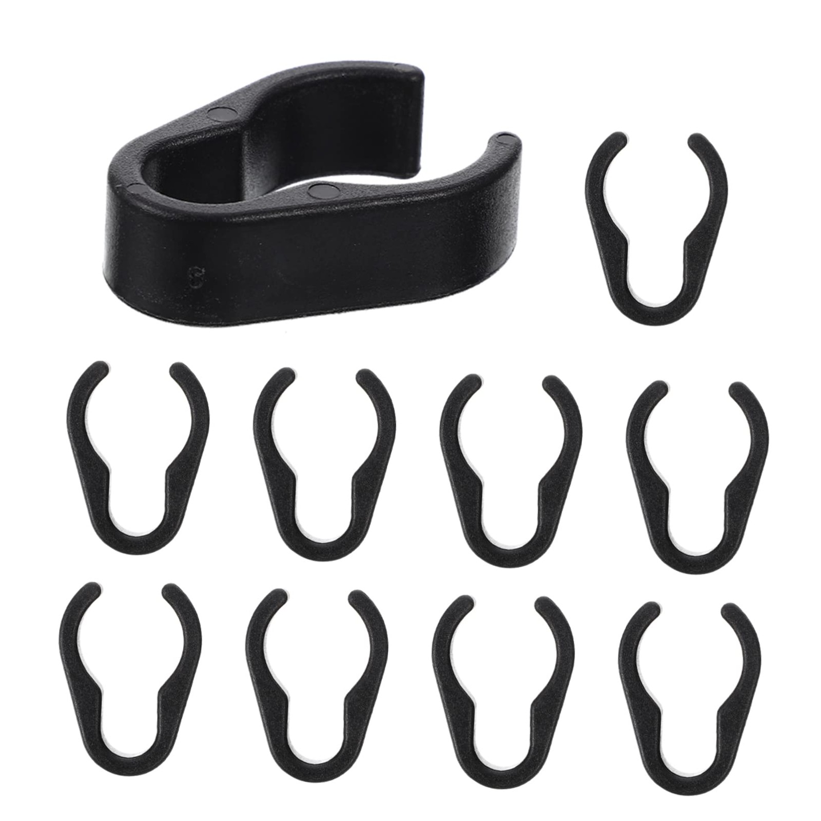 10 PCS Microphone Cable Clip Plastic Wire Bracket Fits 15-20 mm / 0.6-0.8 in