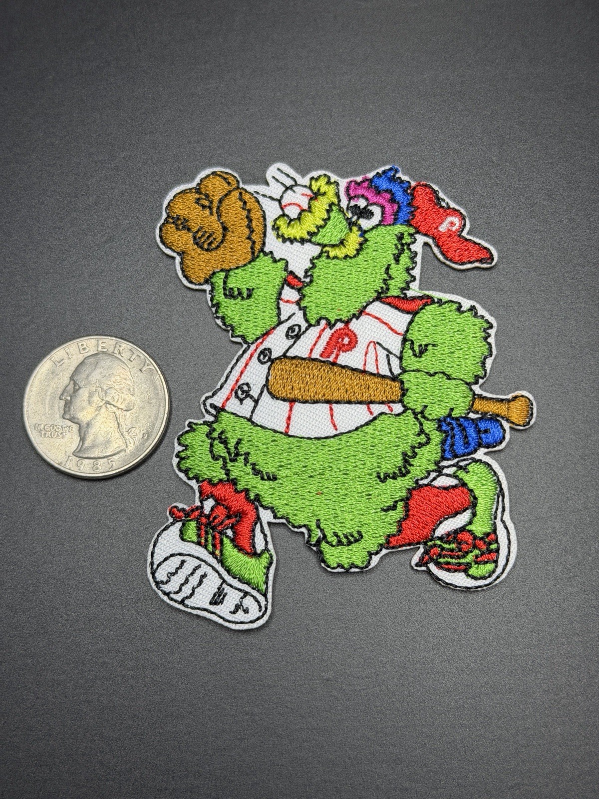 Phillie Phanatic Embroidered Iron On Patch
