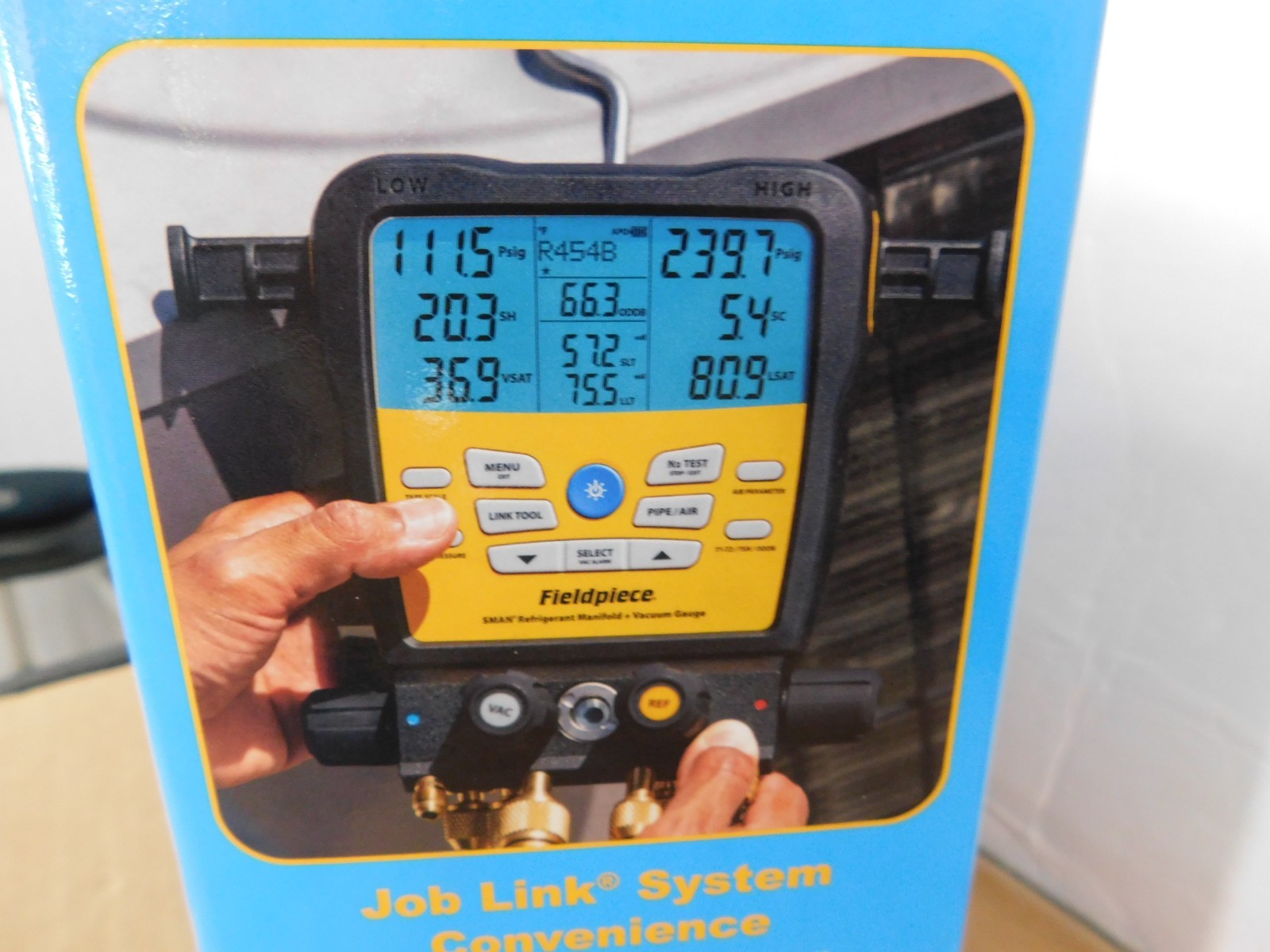 Fieldpiece Charging Scale 252 Lb Max Lcd MODEL Sr47 *NEW*