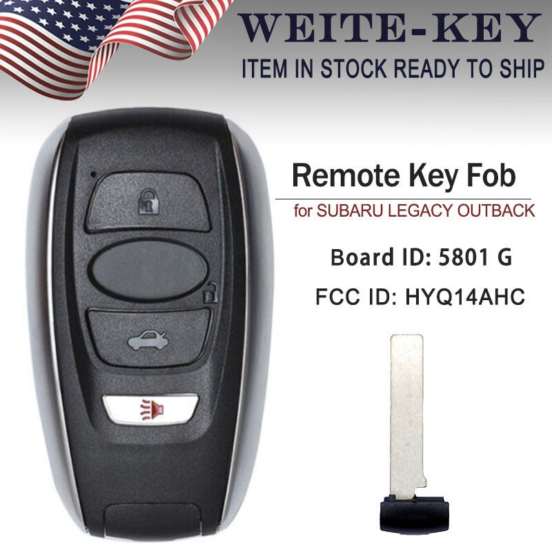 NEW REMOTE KEY FOB For 2015 2016 2017 SUBARU LEGACY OUTBACK SMART PROX HYQ14AHC