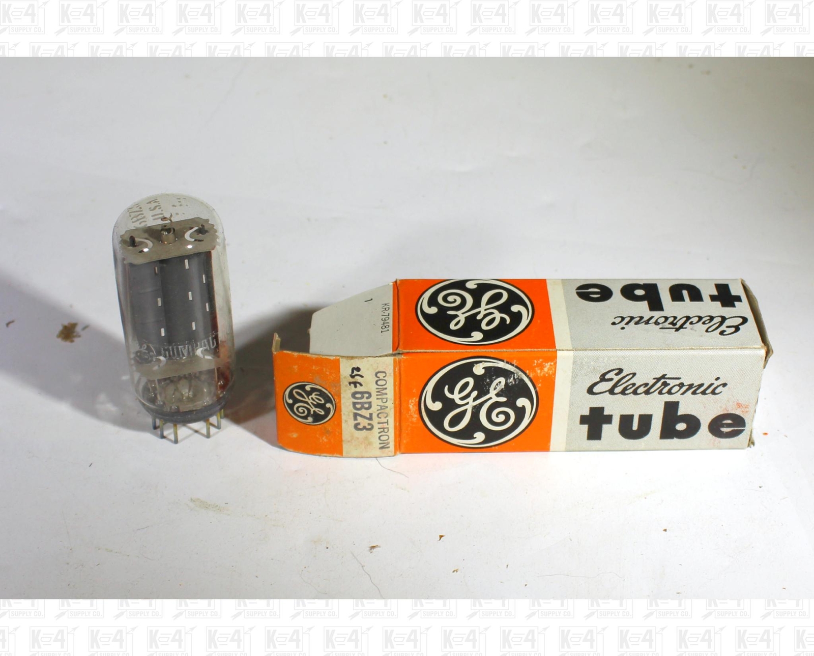General Electric GE 6BZ3 Vacuum Tube NOS +Box